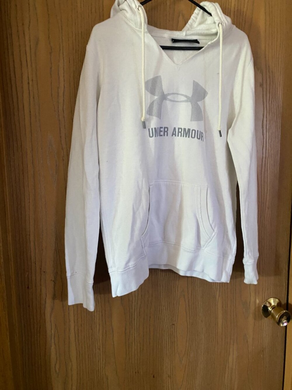 Women's Under Armour Hoodie, size small, white